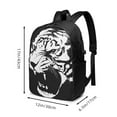 thumbnail image 4 of YFYANG 17" Laptop Backpack, Tiger Pattern Fashion Travel Work Backpack with USB and Headphone Cable Interface for Men and Women, 4 of 8