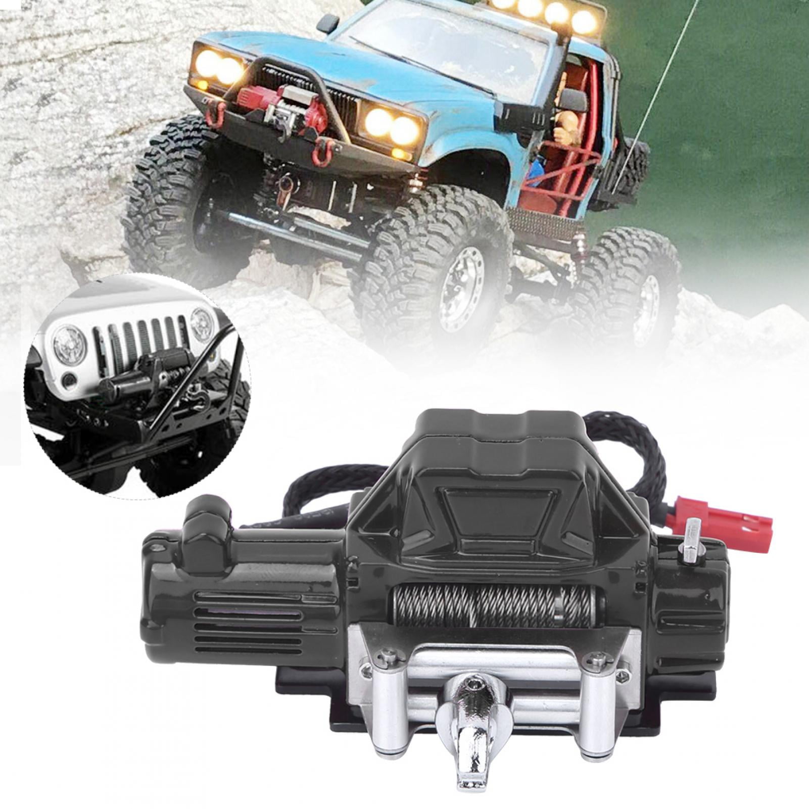 Fugacal RC Car Automatic Winch Electric Metal Winch RC Car Winch, RC