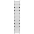 thumbnail image 2 of vidaXL Shoe Rack Transparent 44x32x174 cm PP, 2 of 5