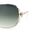 Gold - Green, variant on Womens Glitter Button Jewel Ribbon Hinge Metal Butterfly Sunglasses Gold - Black Brown