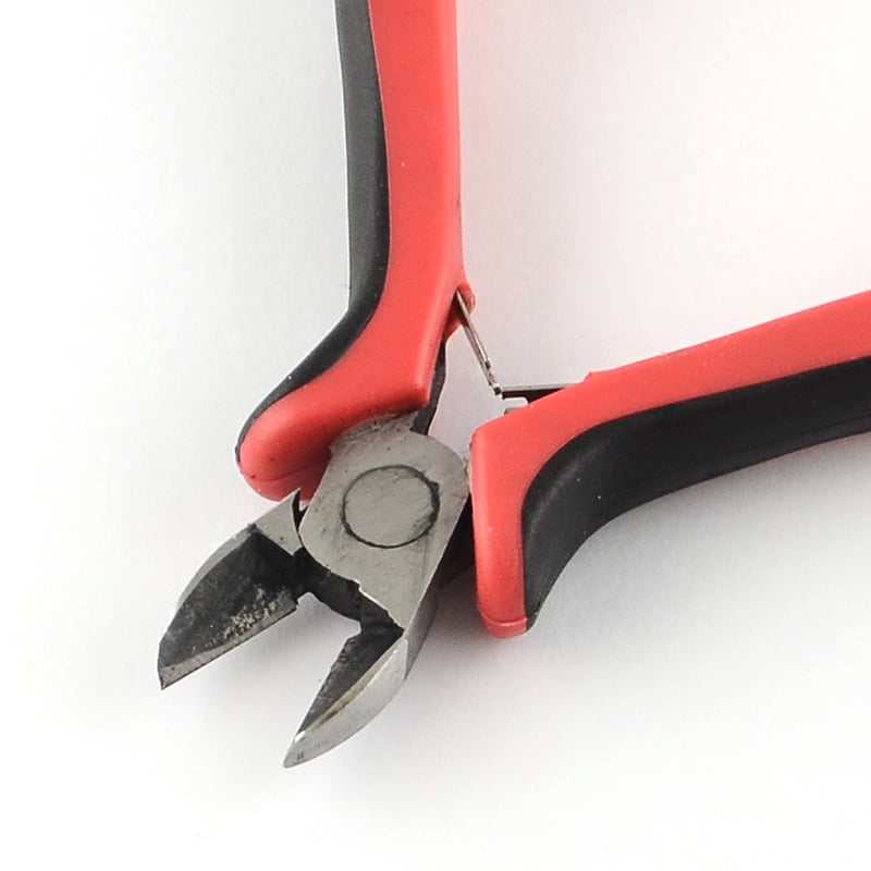 1Set 45# Carbon Steel Jewelry Plier Sets Round Nose Plier Side Cutting Plier Bent Nose Plier and Flat Nose Plier Red 20x33.5x5.5cm