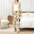 thumbnail image 4 of Fotbe Rockets Pantalones de Pijama para Mujer, Pantalones de Dormir, Pantalones Pj con Cordón y Bolsillos-Small, 4 of 6