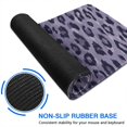 thumbnail image 6 of Long Mouse Pads for Desk,Leopard Pattern Purple Desk Mats on Top Of Desks, Desk Mouse Pad Extra Large with 3mm Non-Slip Base and Stitched Edge for Gaming,Office,Work,Home 35.4"x15.7", 6 of 6