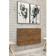 thumbnail image 3 of Atlas Pine Wall-Mounted Foldable Table - 28.3" x 17.7" Space-Saving Desk for Kitchen, Balcony, or Office, 3 of 4