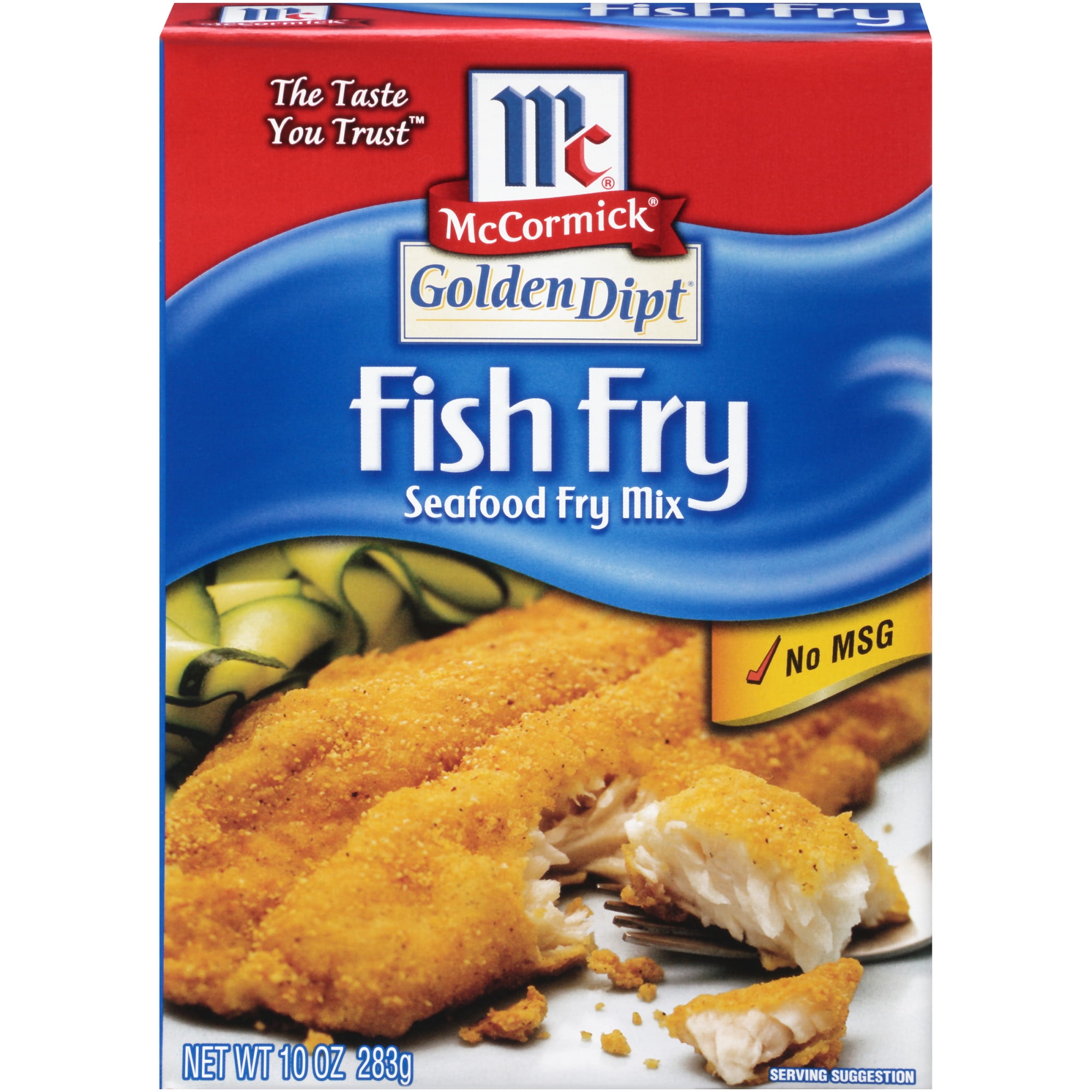 McCormick Golden Dipt Fish Fry Seafood Fry Mix, 10 oz