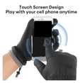 thumbnail image 4 of Gants d'Hiver Antidérapants Écran Tactile, Gants Chauds pour Cyclisme Course Randonnée, Chauds et Légers, 4 of 7