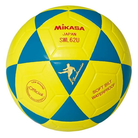 Mikasa Futsal Soccer Ball, Size 4, Green and