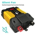 thumbnail image 2 of DFITO 300-Watt Continuous 4000-Watt Peak Modified Sine Wave Power Inverter DC 12V to 110V AC, 2 of 7