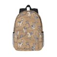 thumbnail image 1 of Lukts Cactus Alpaca Pattern 15 Inch Student Backpack, Waterproof Laptop Backpack with Adjustable Shoulder Straps, Lightweight Travel, Campus Backpack, Unisex, 1 of 6