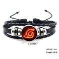 thumbnail image 2 of Pulsera de Metal de NARUTO para niños, accesorio de Cosplay de Sharingan, figura de Anime, Uzumaki, Kakashi, Nube Roja, juguete genial, regalo Kawaii, 2 of 5