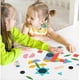 thumbnail image 4 of 1 Set of Wooden Geometric Shapes Jigsaw Puzzle Board Toddler Intelligence Tangram Fun Shape Animal Puzzle Wooden, 4 of 4