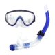 thumbnail image 5 of Máscara de snorkel con lente de vidrio templado resistente y boquilla para snorkel (azul), 5 of 13
