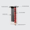 thumbnail image 4 of Rice Storage Container Crystal Clear Large Airtight Food Container Rice Holder Bin for Flour Sugar Oatmeal Kitchen Pantry Organization and Storage[1300ML], 4 of 9