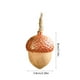 thumbnail image 3 of Adorno Navideño Colgante de Madera con Forma de Avellano | Decoración Colgante de Espuma Naranja de 8 X 5,8 Cm | Reutilizable para Un Ambiente Festivo | 1 Unidad, 3 of 6