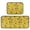 Flamingos Watermelon and Pineapples, variant on 2-Piece Kitchen Mat Set Non Slip Washable Floor Mats Decorative Rugs for Kitchen Sink Laundry Flamingos and Pomegranates Pattern