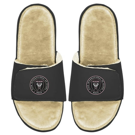

Men s ISlide Tan/Black Inter Miami CF Fur Slides