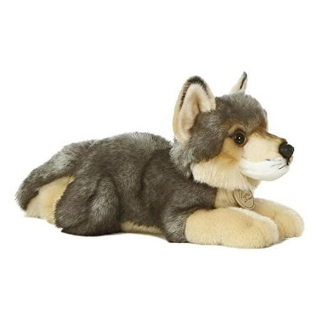 Woodland Plush - Wolf 10.5 inch Miyoni - Woodland Critter Stuffed Animal by Aurora Plush (10907)