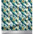 thumbnail image 1 of Soimoi Velvet Fabric Brush Stroke Abstract Print Fabric by the Yard 58 Inch Wide, 1 of 3