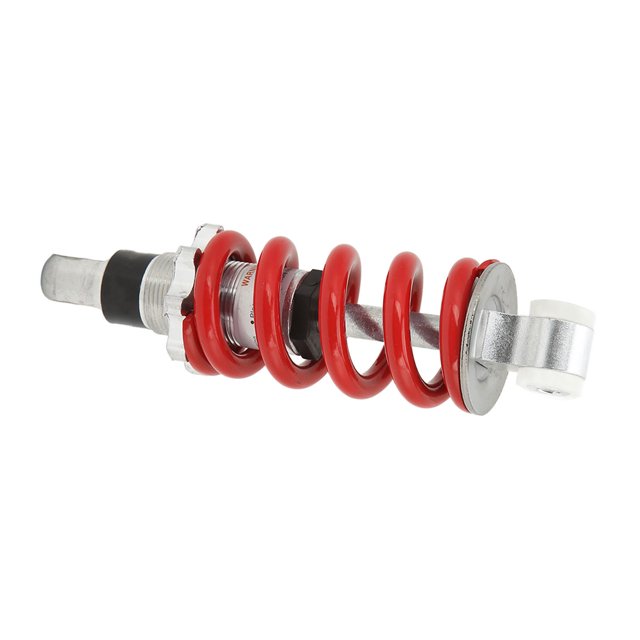 Amortiguador de motocicleta de 150mm, 750LB/N, amortiguador de suspensión de resorte ajustable rojo para ciclomotor Scooter eléctrico