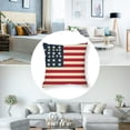 thumbnail image 5 of nygtbtfer USA Flag Throw Pillow Covers Star Stripes Pillow Case American Flag Day Pillow Covers for Home Decor White, 5 of 7