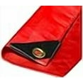 thumbnail image 2 of 20' x 50' Heavy Duty Premium Red Poly Tarp 12 Mil Thickness, 2 of 2