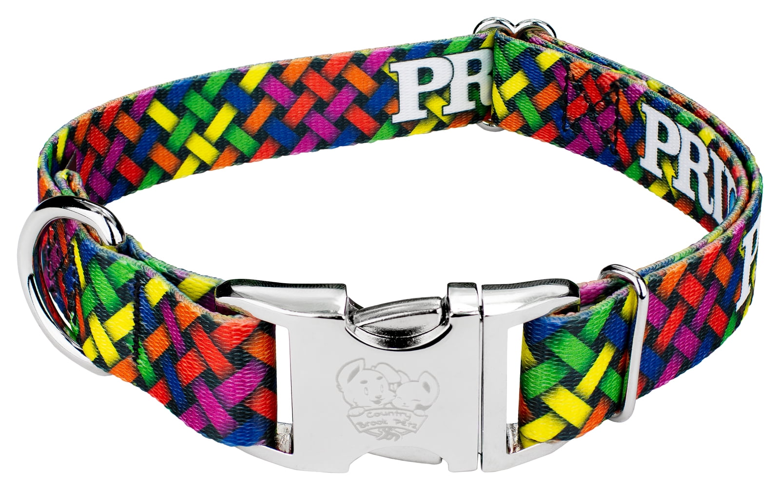 Country Brook Petz® Premium Pride and Peace Dog Collar Limited Edition
