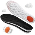 thumbnail image 1 of 4D -Soft Comfort Soles for Men - Memory Foam Cushioning Steppers Insoles with Heel Shock Pad - Trim-to-Fit Arch Support Insoles for Enhanced Foot Comfort and Fatigue Relief(US M 7.5-10.5), 1 of 5