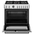thumbnail image 6 of Bertazzoni Pro366bcfept Professional 36" Wide 5.7 Cu. Ft. Free Standing Dual Fuel Range -, 6 of 7
