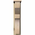 thumbnail image 2 of 6"W x 12"D x 28"H Monterey Rough Sawn Corbel w/Backplate, Douglas Fir, 2 of 9