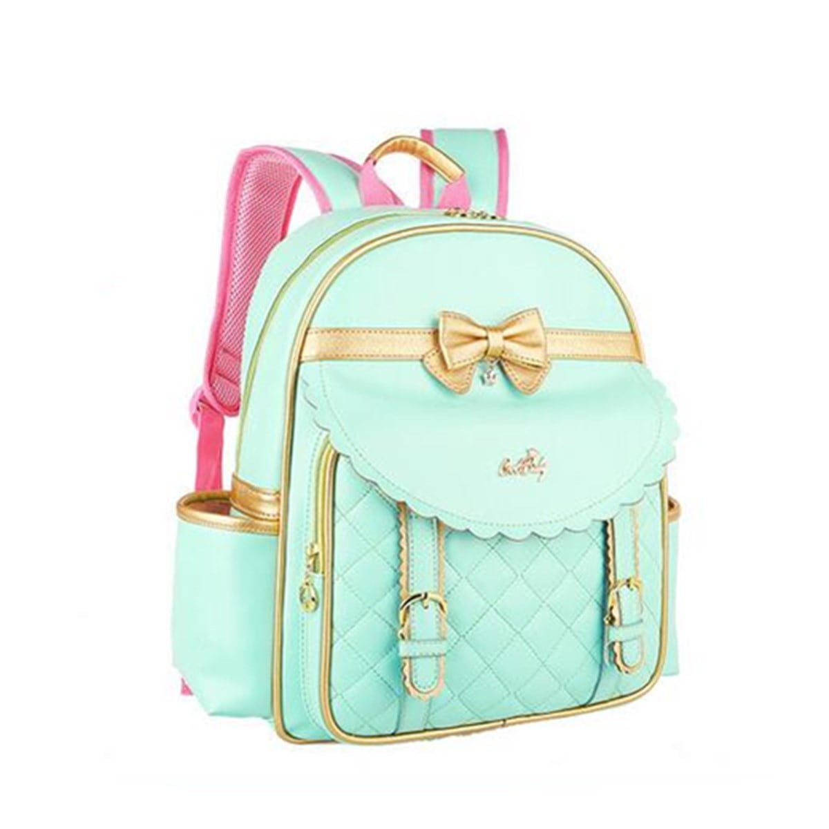 AU Girl Backpacks Kids School Backpack Rucksack Bowknot Bookbag Handbag