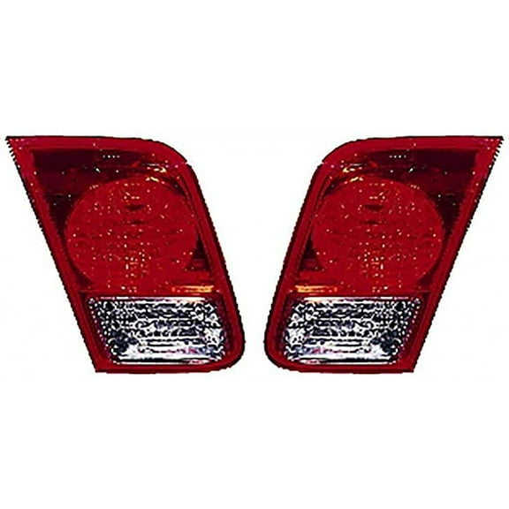 For Honda Civic Tail Light Assembly 2003 2004 2005 Pair Driver and Passenger Side | Inner | Sedan / Hybrid | DOT Certified | HO2800159 | HO2801159 | 34156-S5B-A01