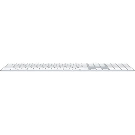 Apple - Magic Keyboard full size with Numeric Keypad (Lightning Port) - Silver/White