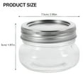 thumbnail image 2 of ACDANC 2Pcs Small Glass Jars Mini Mason Jar Wide Mouth Small Jam Honey Container Jars, 2 of 7