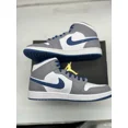thumbnail image 2 of Ni - ke Air Jordan 1 Mid True Blue Cement Grey White DQ8426-014 Gray AJ Size 13, 2 of 5