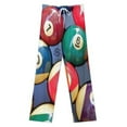 thumbnail image 3 of Manly Billiard Balls Snooker Contest Game Print Pajama Pants Breathable with Pockets Pajamas For Lady Vintage Sleeping Pants Bedroom Homewear, 3 of 6