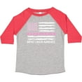 thumbnail image 3 of Inktastic Breast Cancer Awareness Pink Ribbons and Flag Boys or Girls Toddler T-Shirt, 3 of 5
