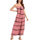 thumbnail image 2 of TaTaai Women's Printed Sleeveless Dress Casual Backless Spaghetti Strap Loose Fit Long Maxi Dress Solid Color Soft Comfortable for Summer Daily Home Wear Gift, 2 of 9