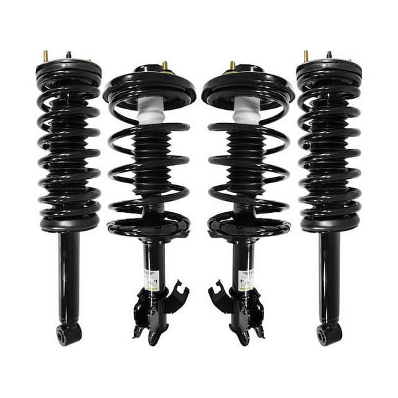 Front and Rear Strut and Coil Spring Assembly - Set of 4 - Compatible with 1995 - 1999 Nissan Maxima 1996 1997 1998