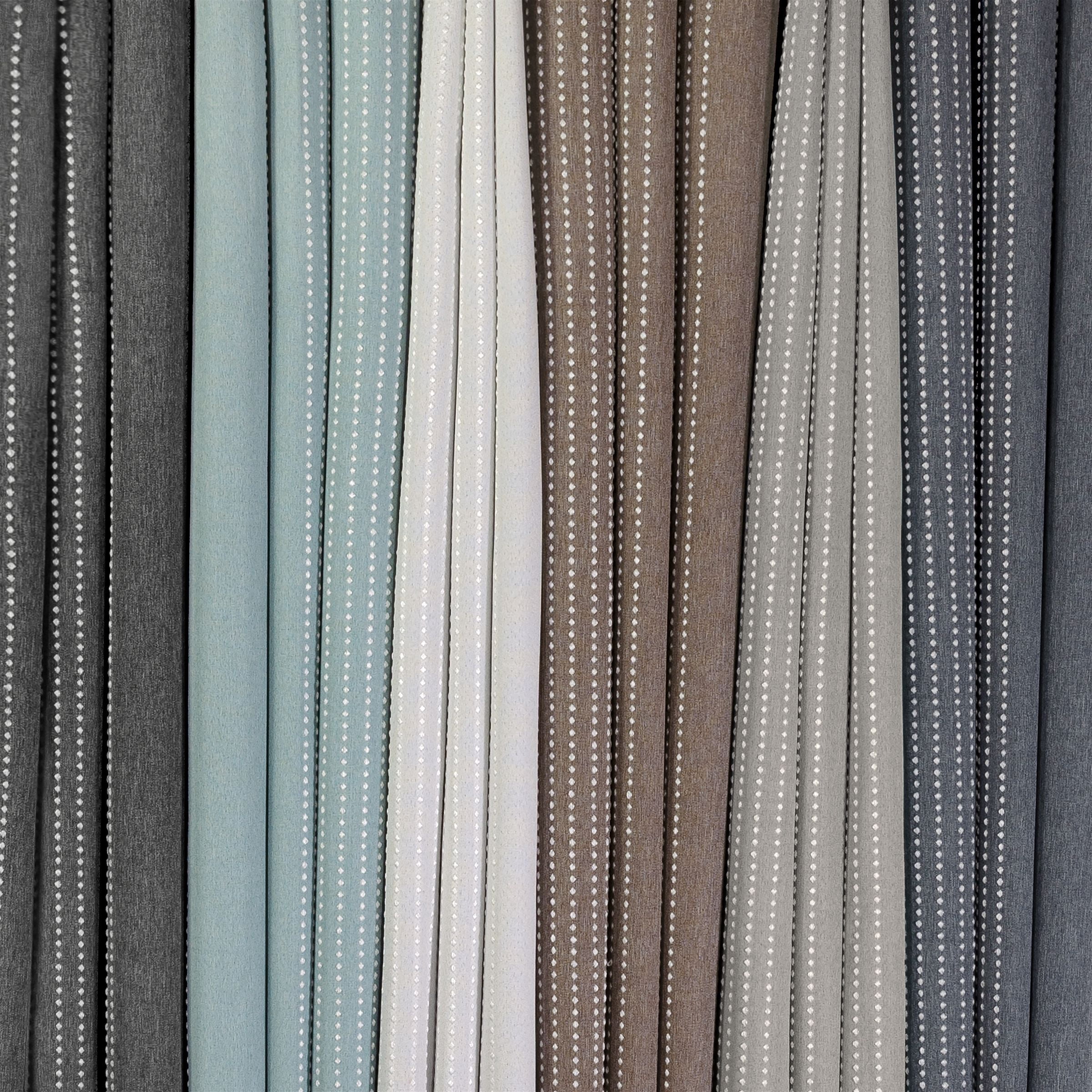 Eclipse Ronneby Stripe Blackout Grommet Tope Single Window Curtain Panel, Chocolate, 40 x 95