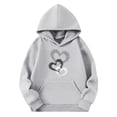 thumbnail image 4 of Sweatshirt for Children Boys and Girls Long Sleeve Hoodies Cute Oversized Fleece Pocket Sweatshirt Tops, 4 of 4