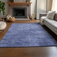 thumbnail image 6 of Addison Rugs Mayfield Washable Transitional Organic Navy Rectangle Rug, 9' x 12', 6 of 6