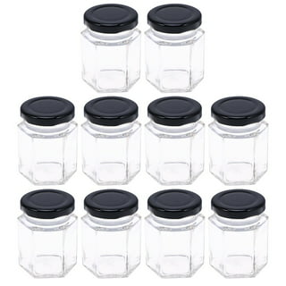 Hexagon Spice Jars with Hermetic Lids (4 ct) Delivery - DoorDash