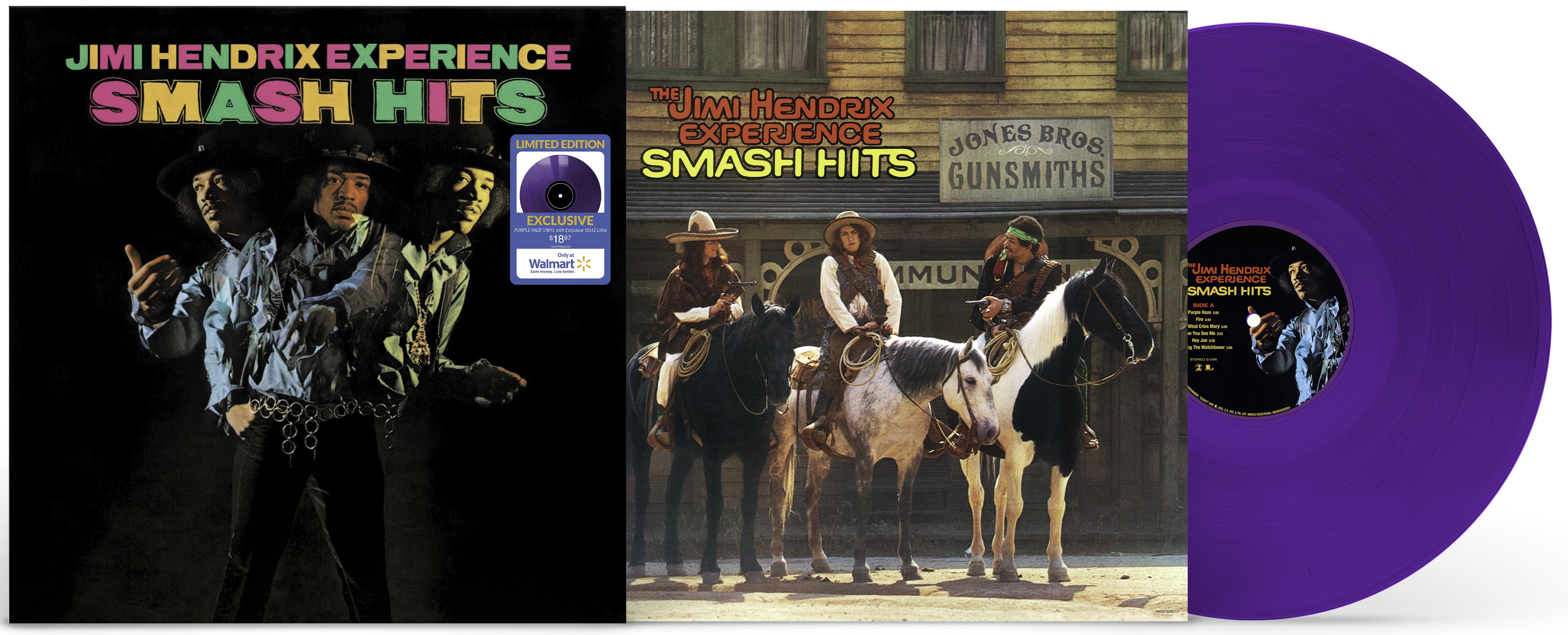 The Jimi Hendrix Experience Smash Hits (Walmart Exclusive) Vinyl