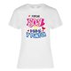 thumbnail image 1 of Playera de Mujer 1 Pza con Estampado "Por que soy su mamá" | 10 de Mayo Día de las Madres | Prenda entallada y Tela Delgada fabricada con 100% Algodón, 1 of 4