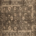 thumbnail image 1 of Ahgly Company Indoor Square Oriental Brown Industrial Area Rugs, 6' Square, 1 of 4