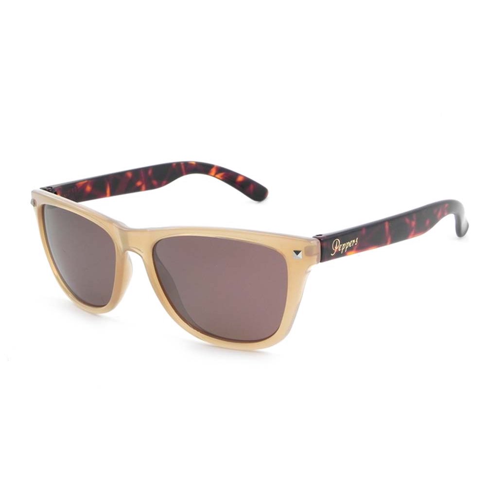 Peppers Peppers Sunglasses Spitfire Milky Caramel Tortoise with Brown