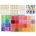 thumbnail image 3 of 1 juego de cuentas de arcilla para hacer joyas, kit para hacer pulseras, cuentas de arcilla polimérica para manualidades DIY, 3 of 7