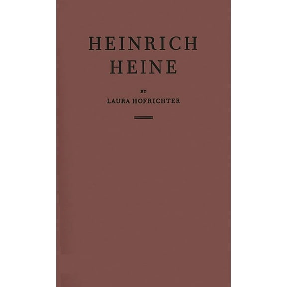 Heinrich Heine, (Hardcover)