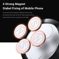 thumbnail image 3 of TOPK 360 Free Rotation Magnetic Car Phone Holder Stand Universal Flat Stick-on Dashboard Holder +Metal Plate, 3 of 6
