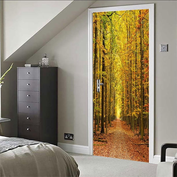 Etiqueta engomada decorativa de 3D DIY calcomanías de decoración para hogar autoadhesivas papel de pared adhesivo para Mural impermeab yo perfecl Pegatinas de la puerta de DIY 3D